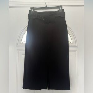 Nine West Black Pencil Skirt with Belt